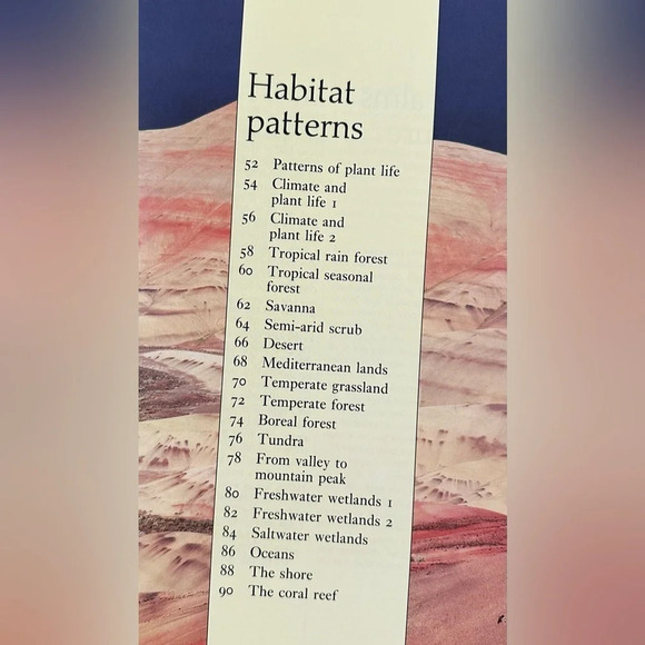 LIVING WORLD ATLAS ~ intriguing Atlas of the Living World circa 1989 - Picture 5 of 12